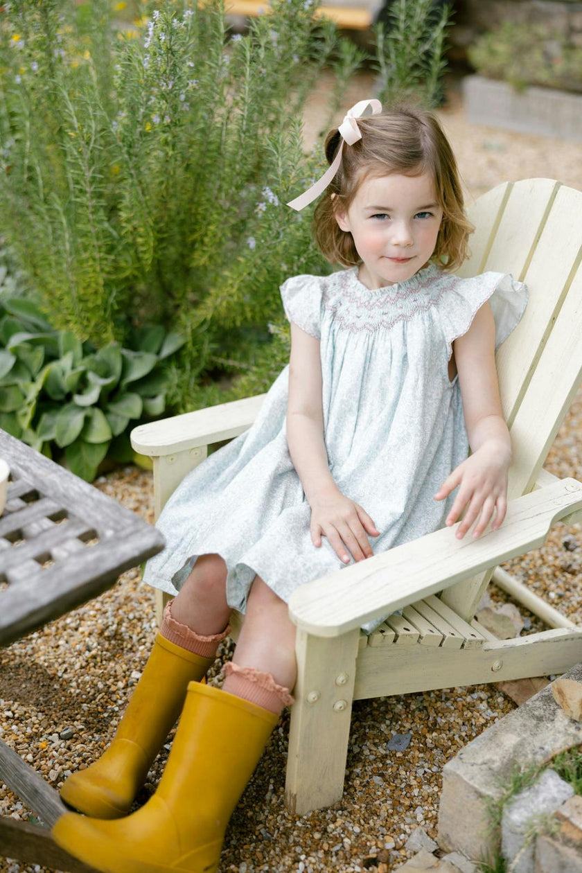 Daisy Dress in Verdant Blooms