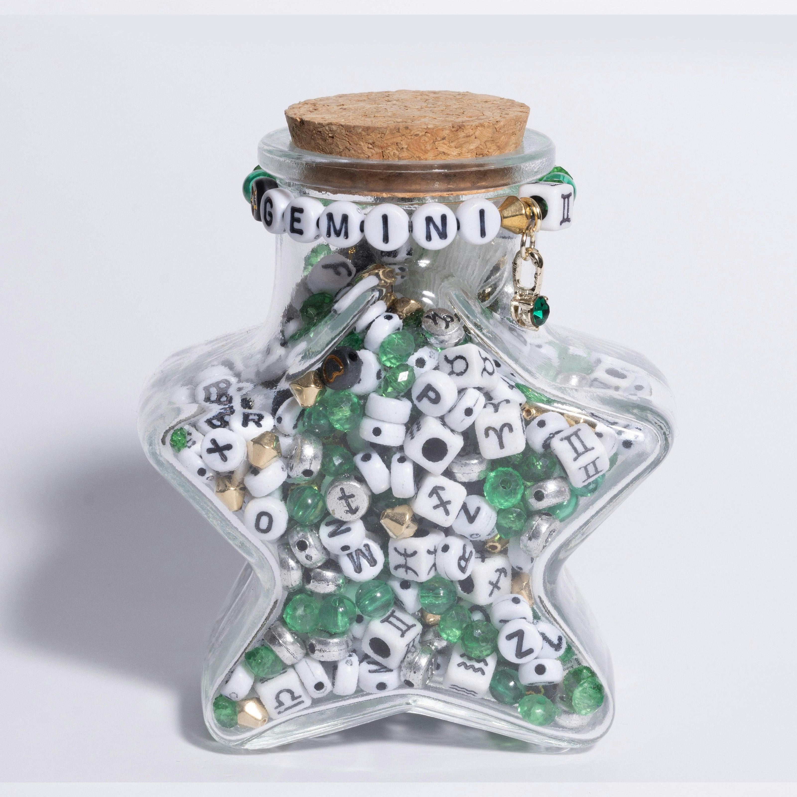Gemini Zodiac Sign Star Bead DIY Kit