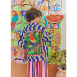 TROPIC STRIPED PANTS PINK