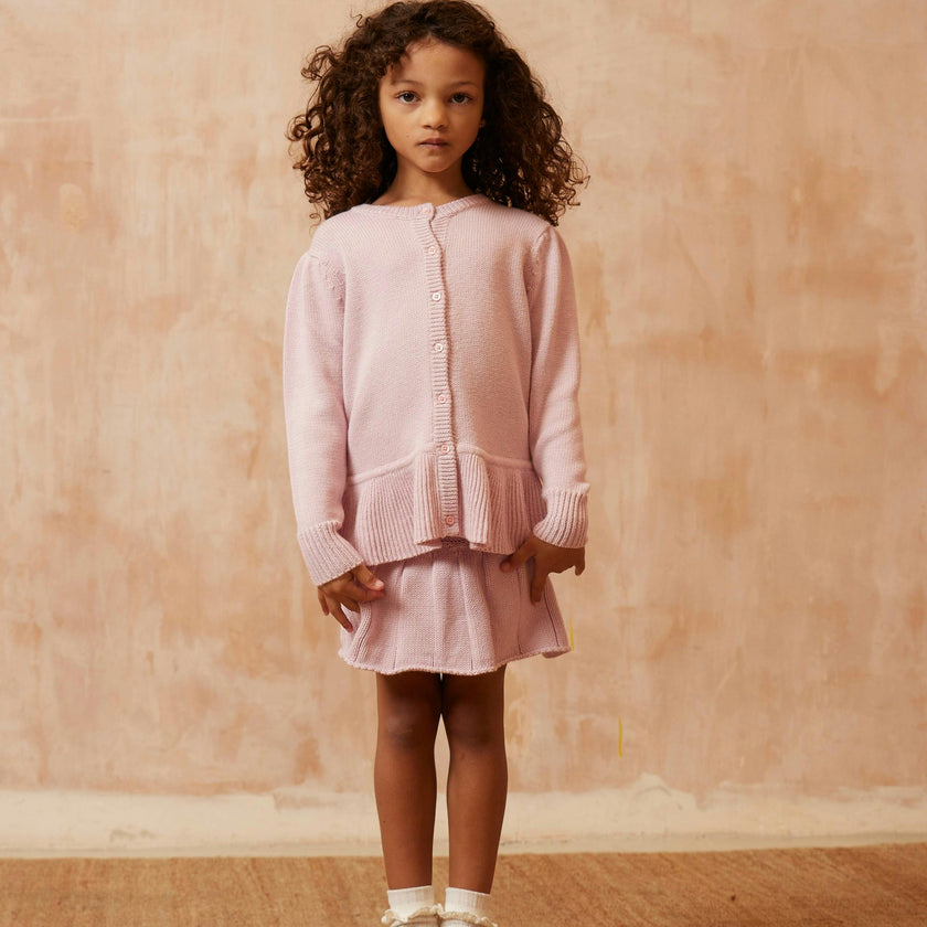 Ruffled Hem Jacket | Lilac