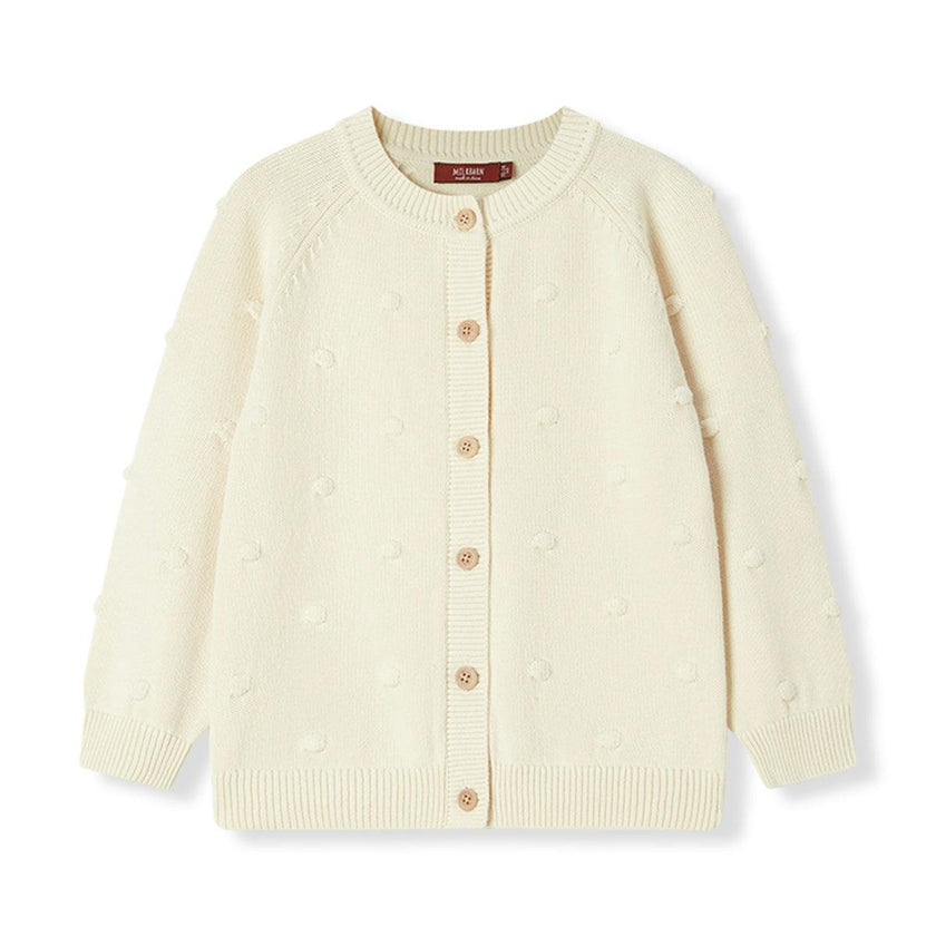 Snow Knit Popcorn Cardigan