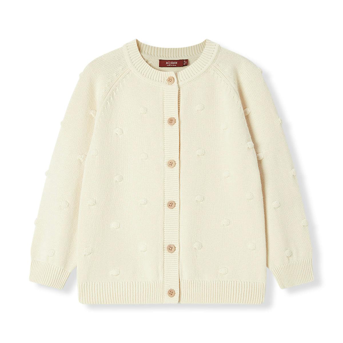 Snow Knit Popcorn Cardigan