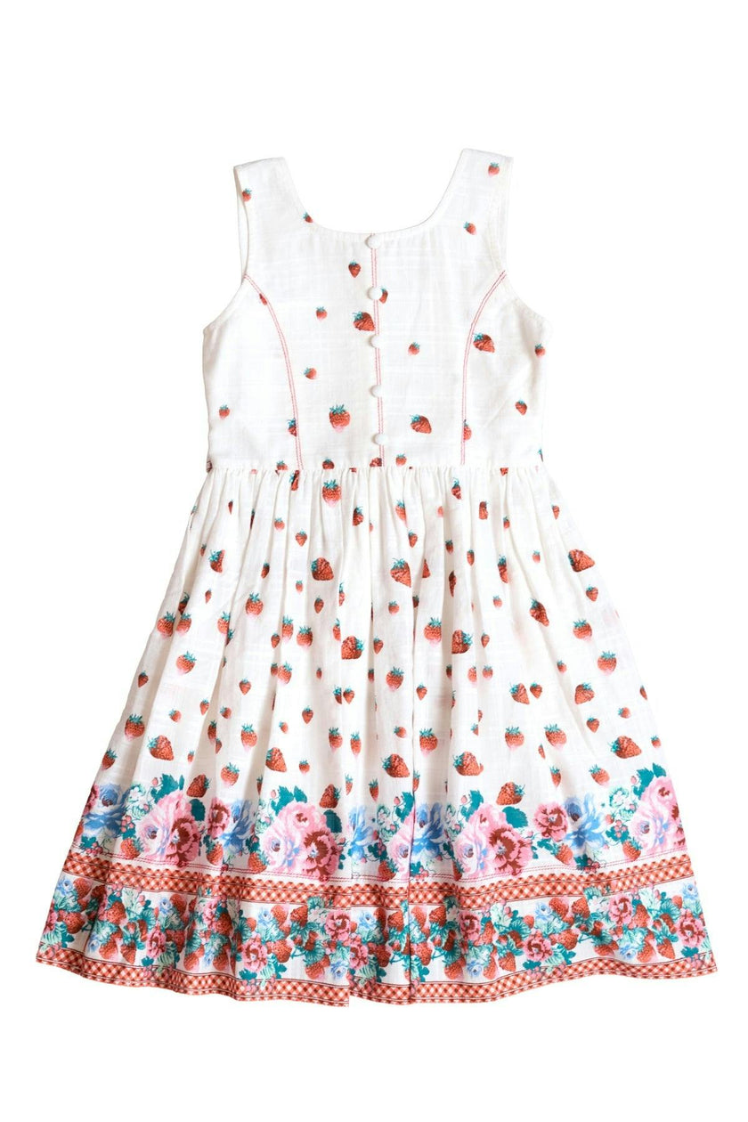 Mini Sadie Dress in Strawberry Vintage Tier