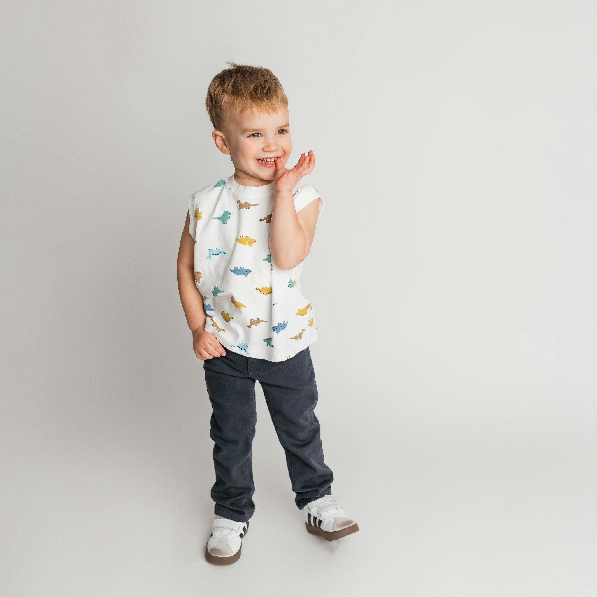 dino tee sleeveless