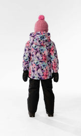 Light Weight Two Piece Chill Snowsuit Purple Floral Print