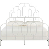 Paloma Metal Retro Bed, White