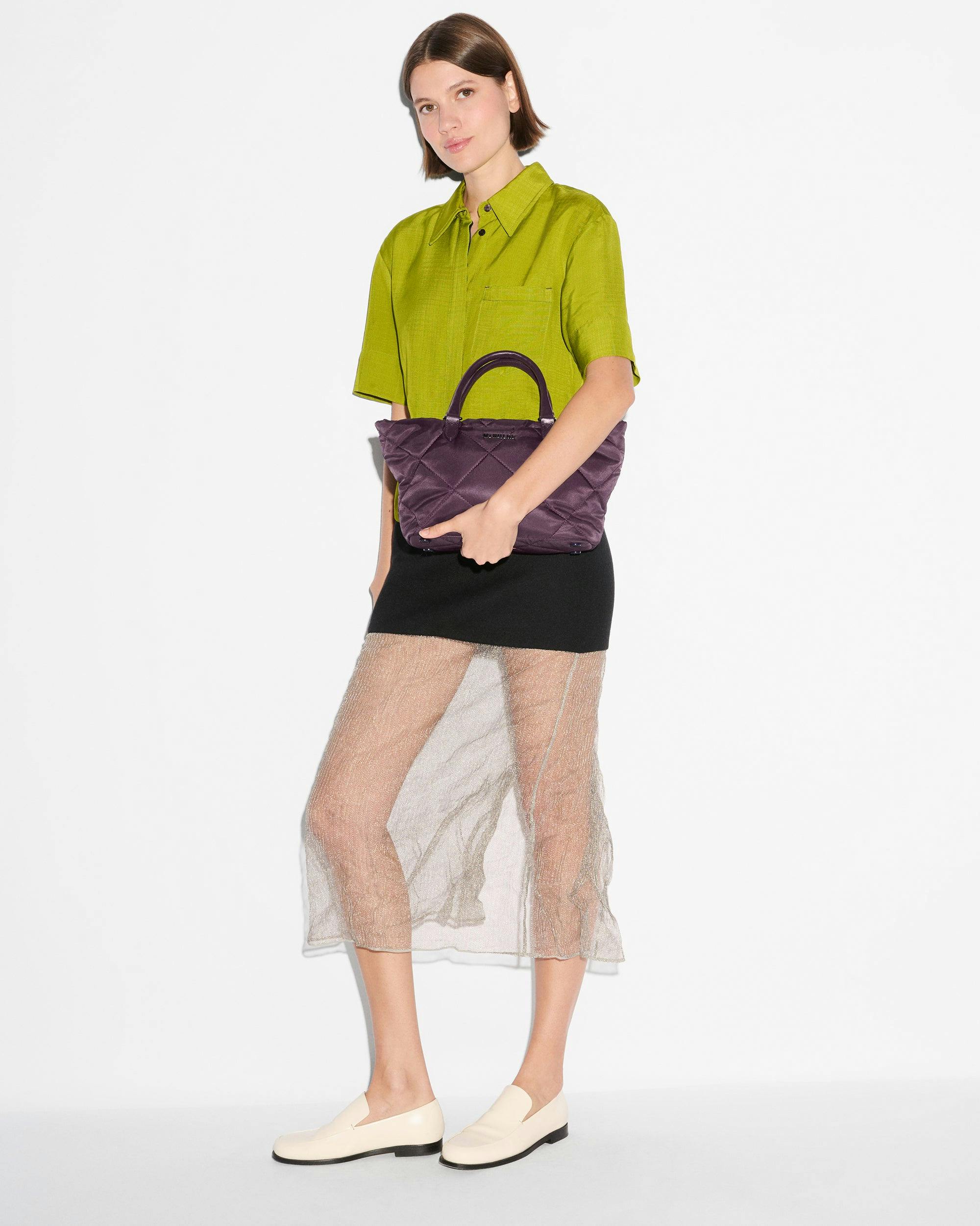 Raisin Small Madison East West Tote