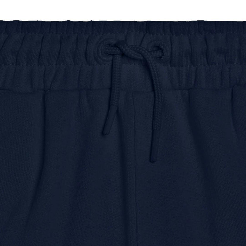 Navy Logo Cotton Shorts