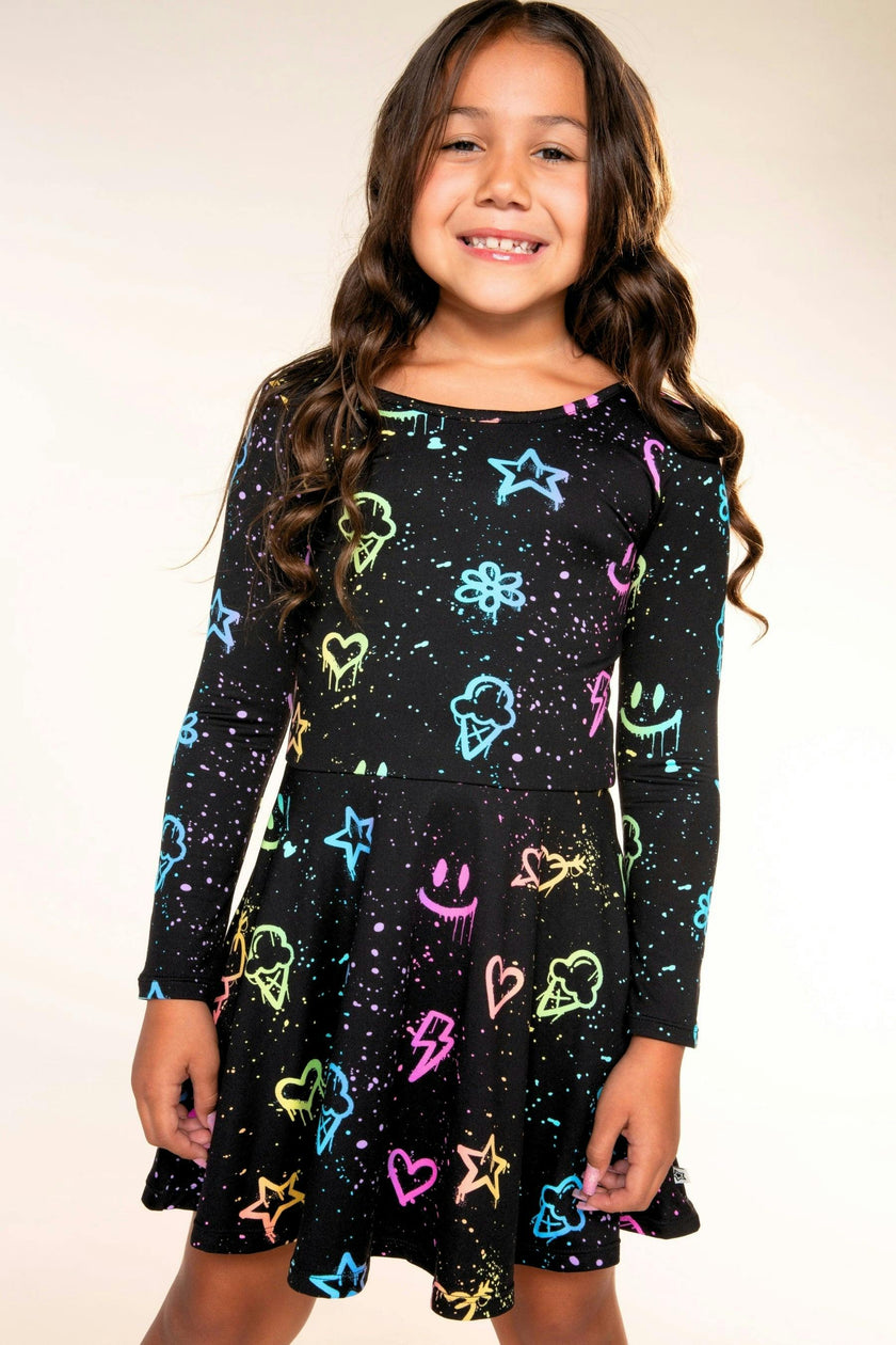 Simply Soft Long Sleeve Skater Dress