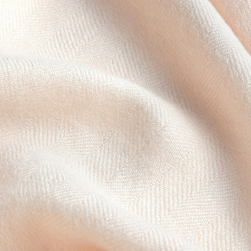 Herringbone Baby Alpaca Woven Blanket