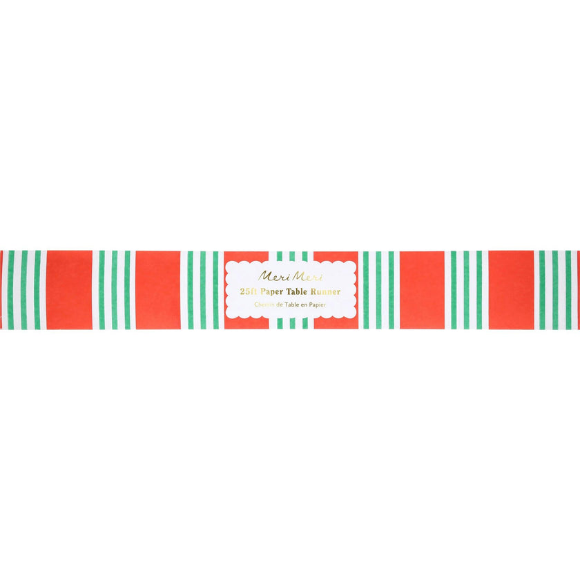Festive Stripe Table Runner