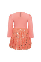Gleam Coral Tutu Dress