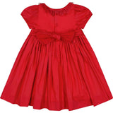 Sofia Red Smocked Dress