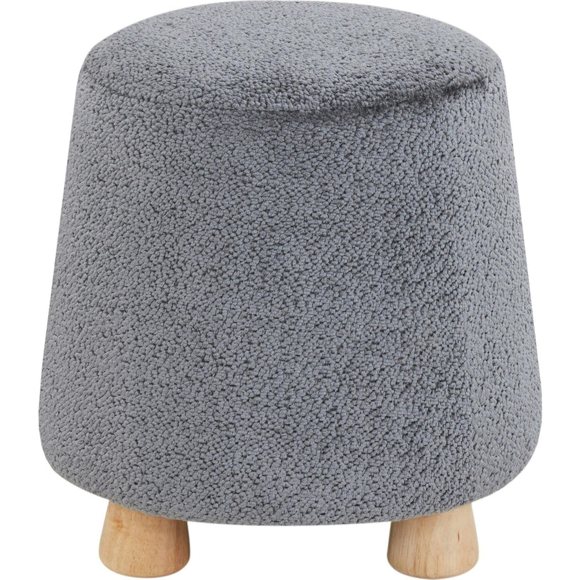 Denison Round Chenille Ottoman