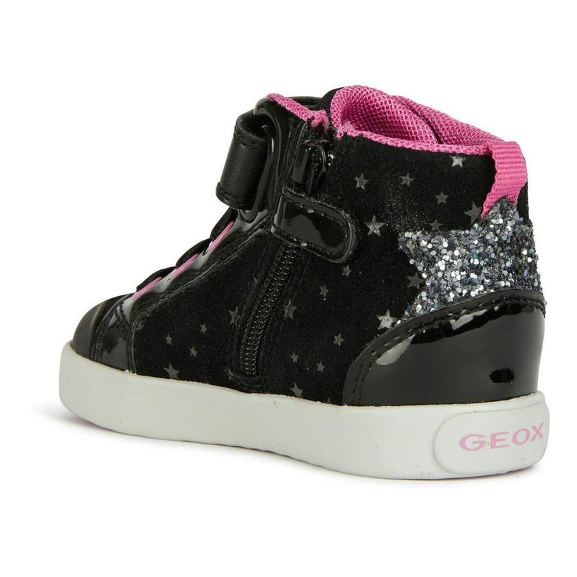 Black Kilwi Neon Bolt High Top Sneakers