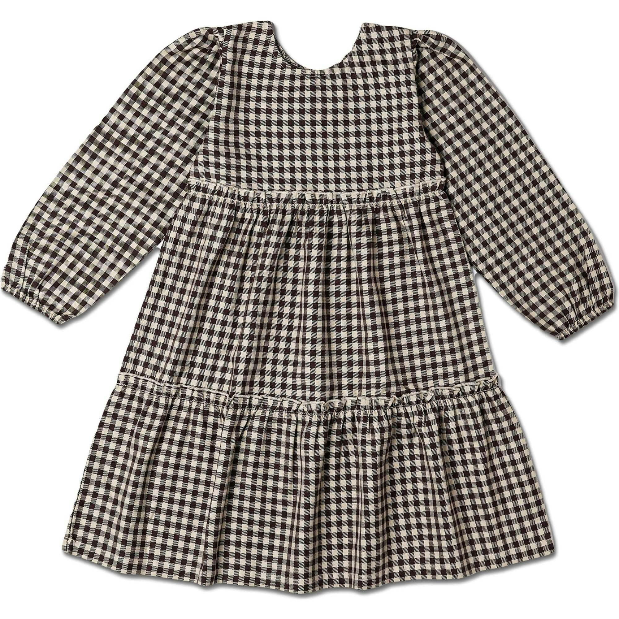 Organic Long Sleeve Tiered Dress