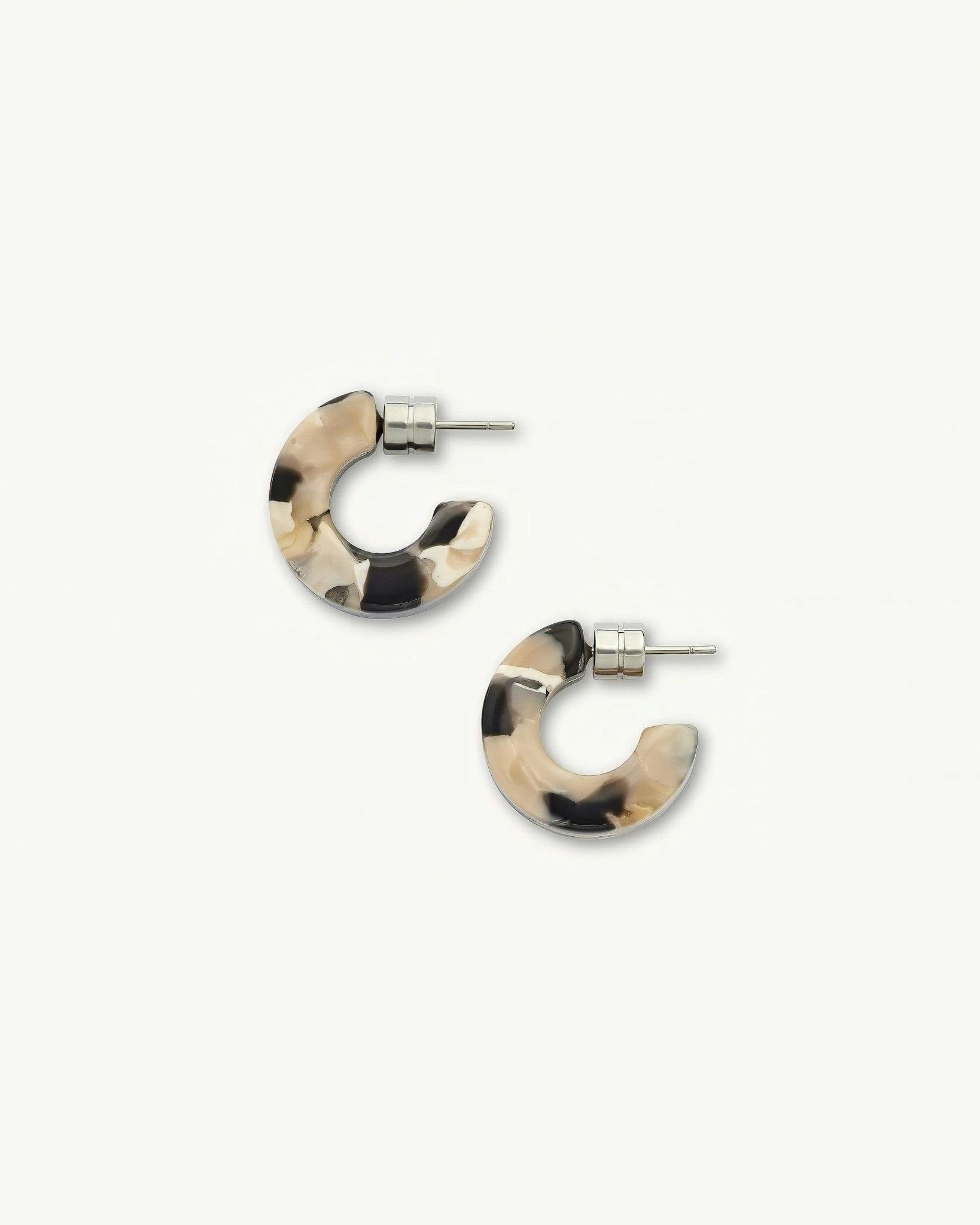 Muse Hoops in Abalone