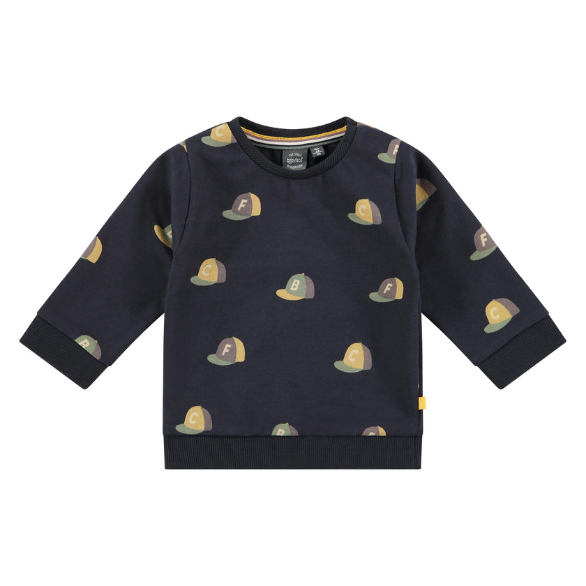 Allover Baseball Hat Sweatshirt