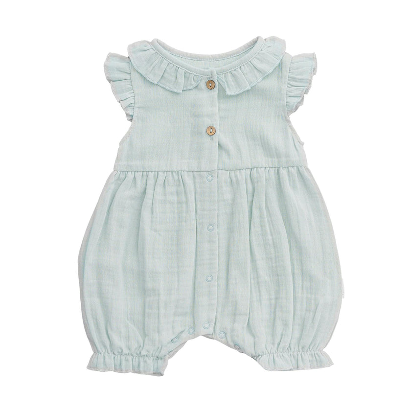 Light Blue Ruffle Romper