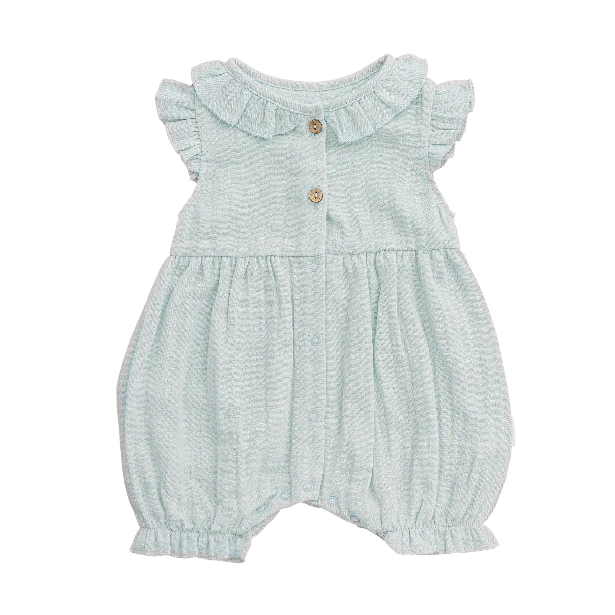 Light Blue Ruffle Romper