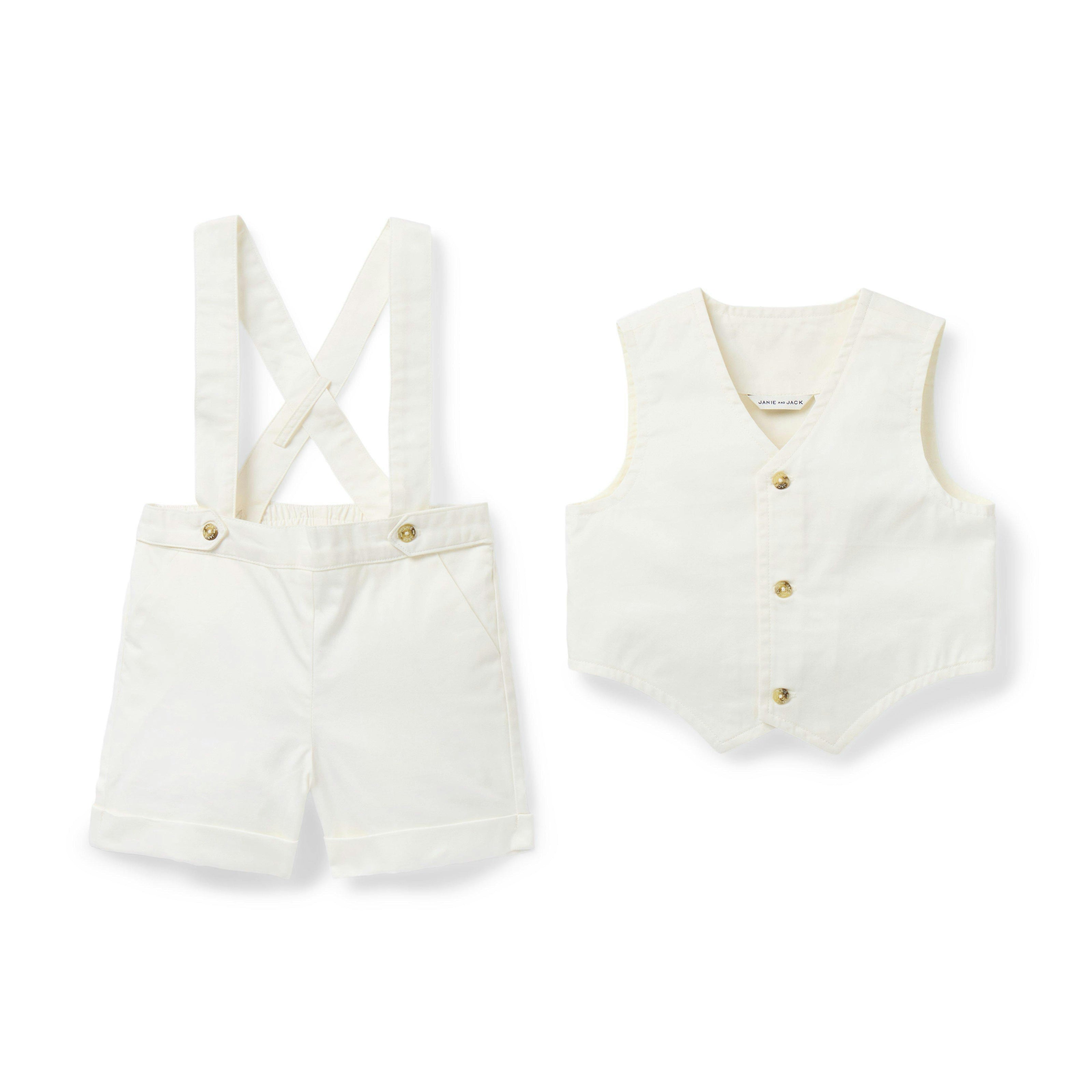 The Well Suited Baby Set, ivory