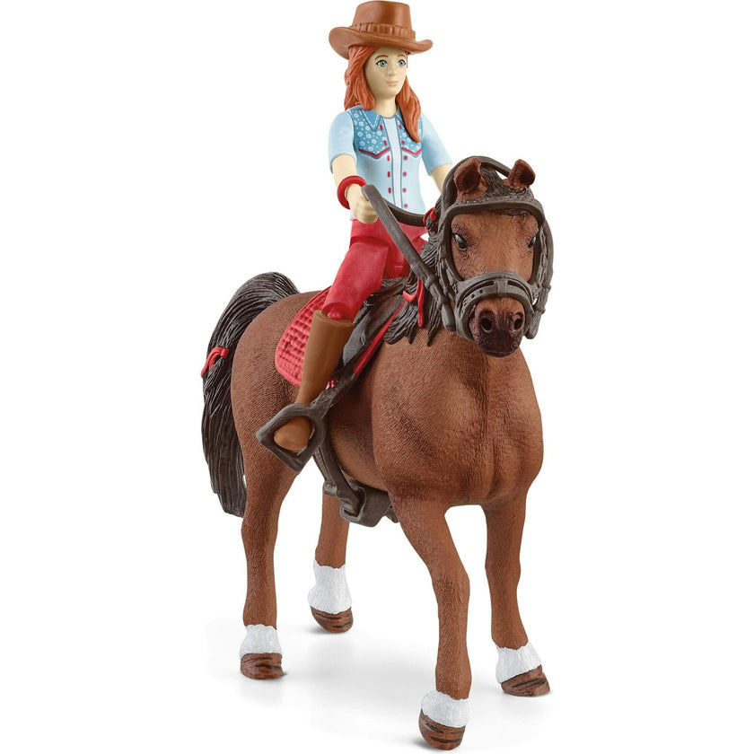 Schleich Club: Hannah & Cayenne - & Rider Figurine Playset