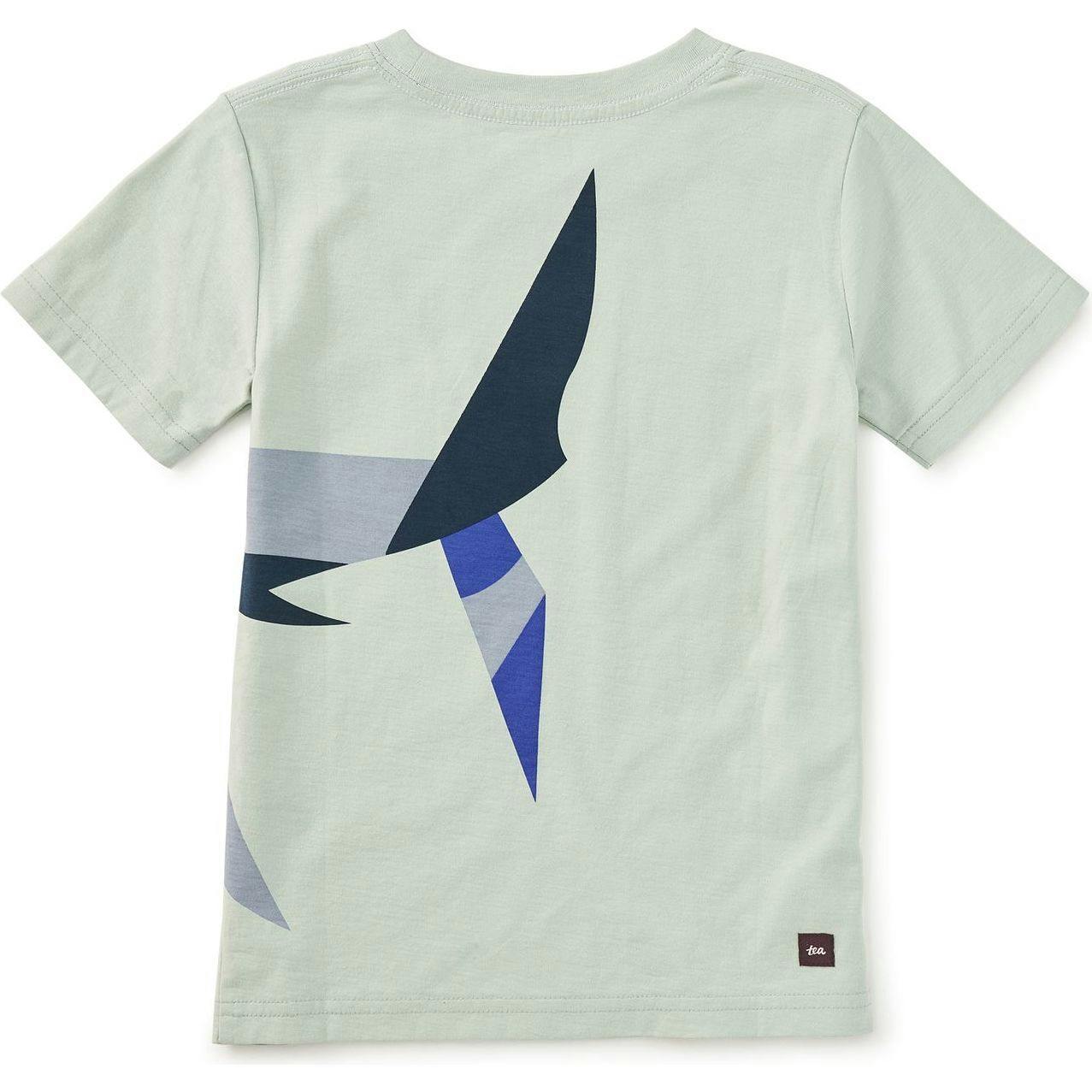 Cubist Shark Graphic Tee, Green