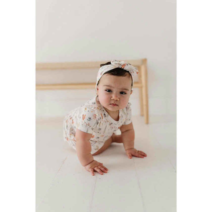 Girl's Short Sleeve Bodysuit Dress Set