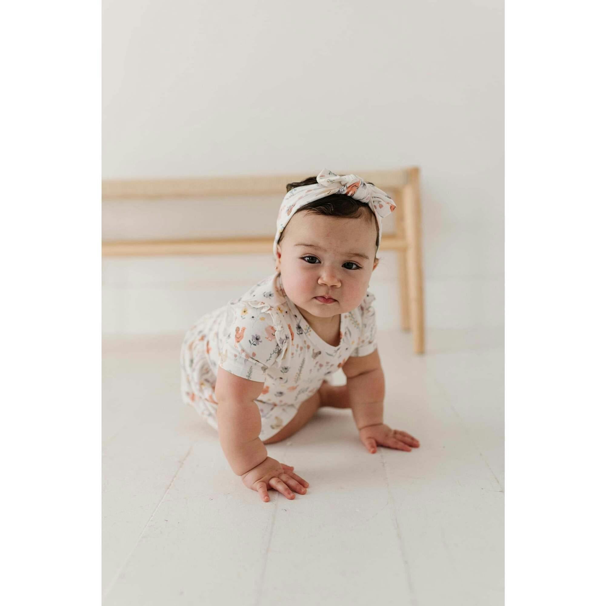 Girl's Short Sleeve Bodysuit Dress Set