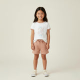 Organic Graphic Tee & Shorts Set - Beach Day