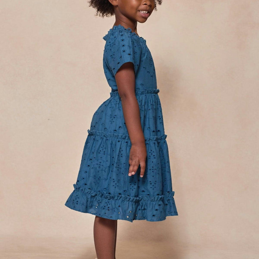 Mini Etta Dress in Cobalt
