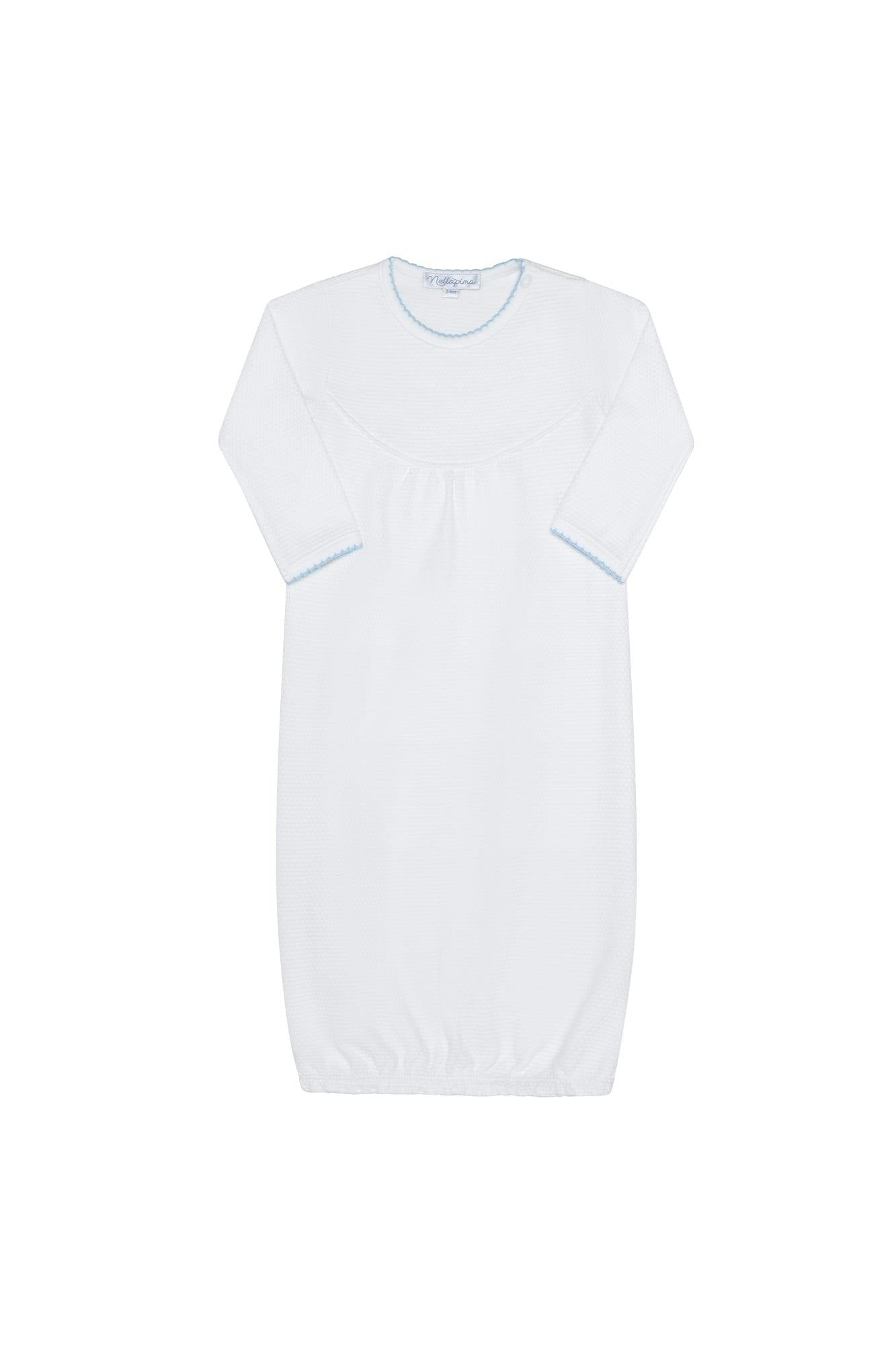 White Bubble Baby Gown