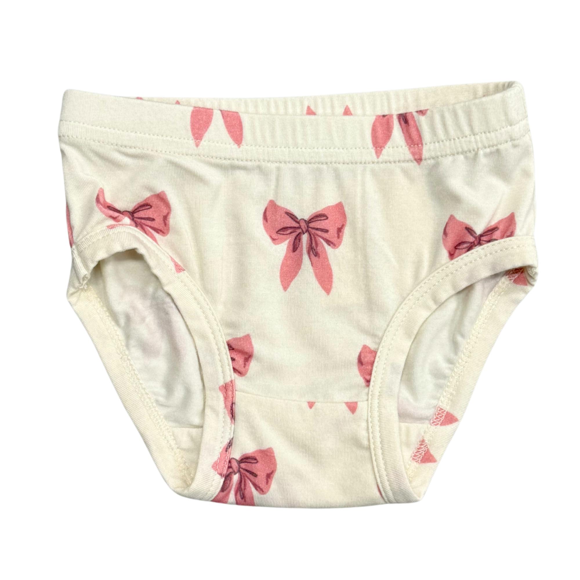 Girls Underwear in Rose Elegance Bows