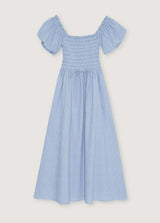 Cloe Woman Dress Summer Midnight Pinstripes