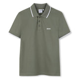 Green Short Sleeve Polo