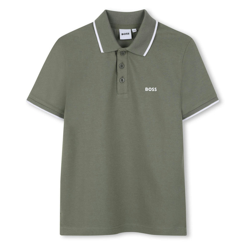 Green Short Sleeve Polo