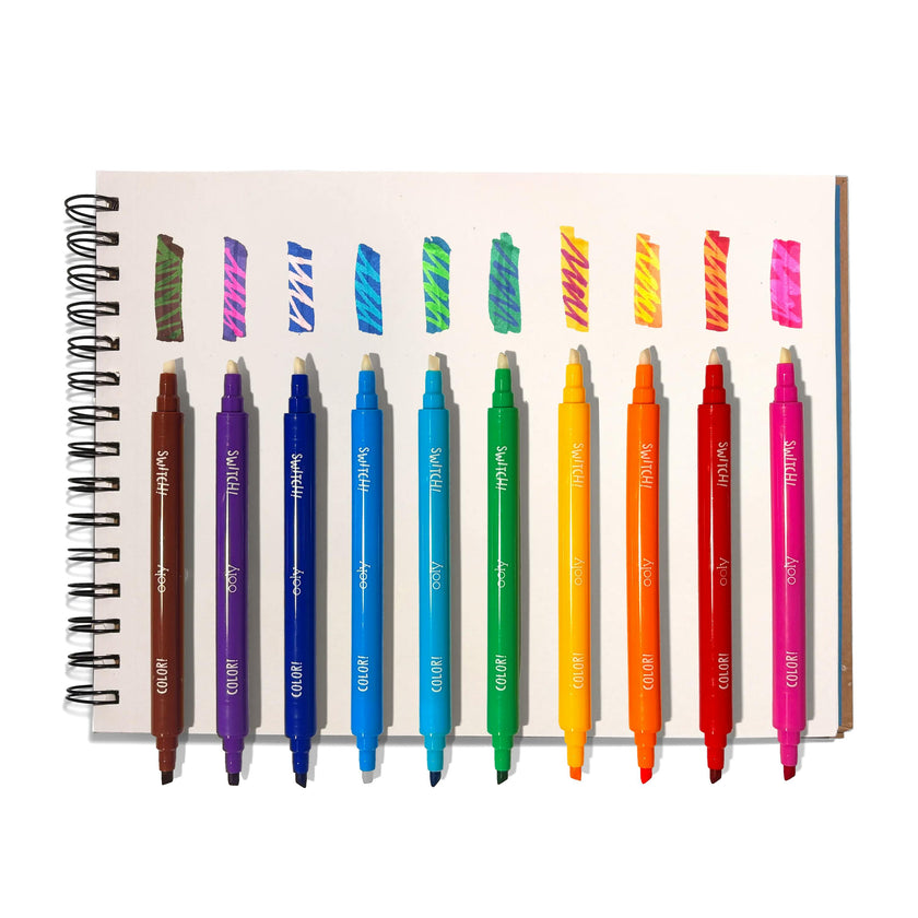 Switch-eroo! Color-Changing Activity Kit - Markers Stickers Coloring Book