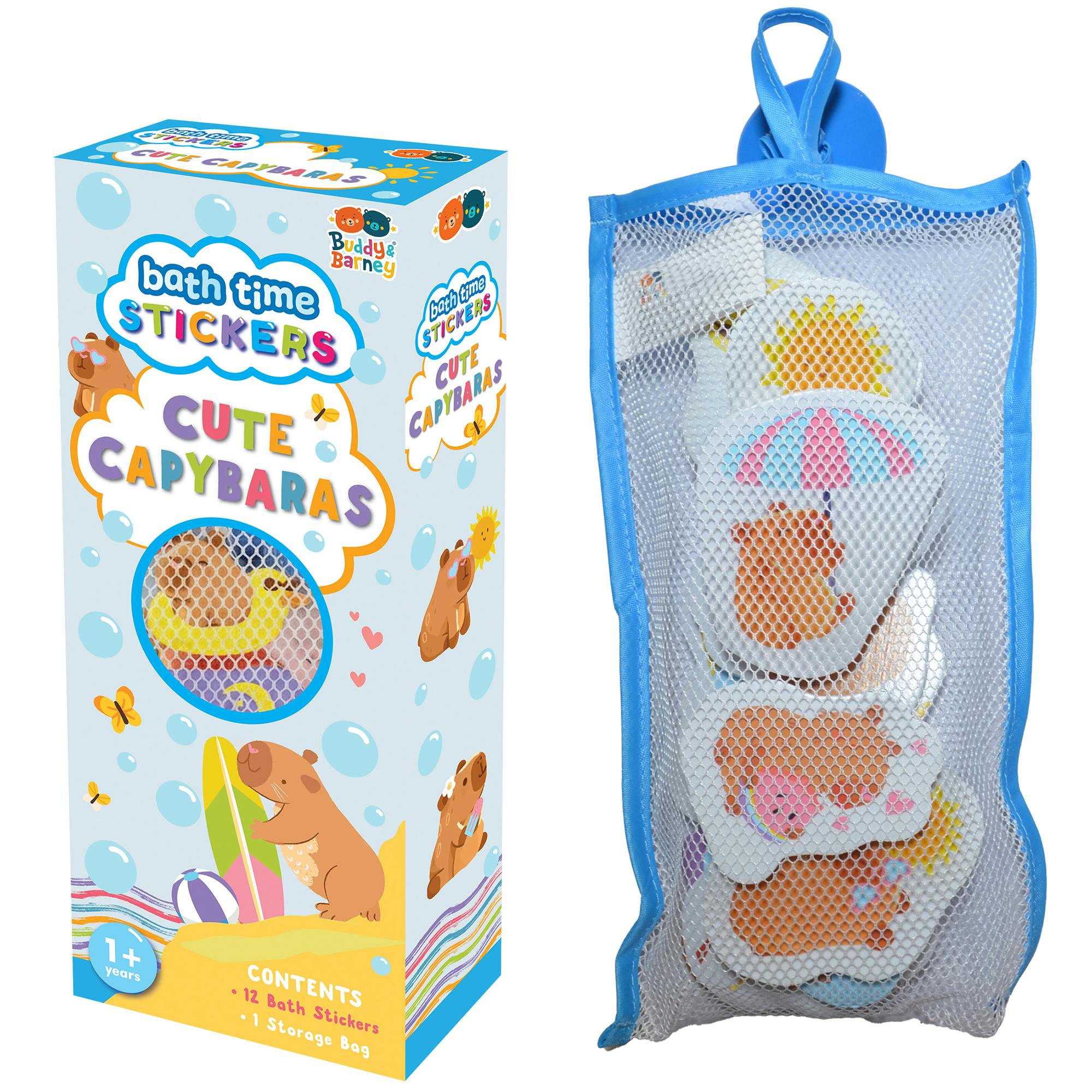Bath Time: Stickers - Cute Capybara