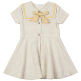 Dress In Solid Fabric