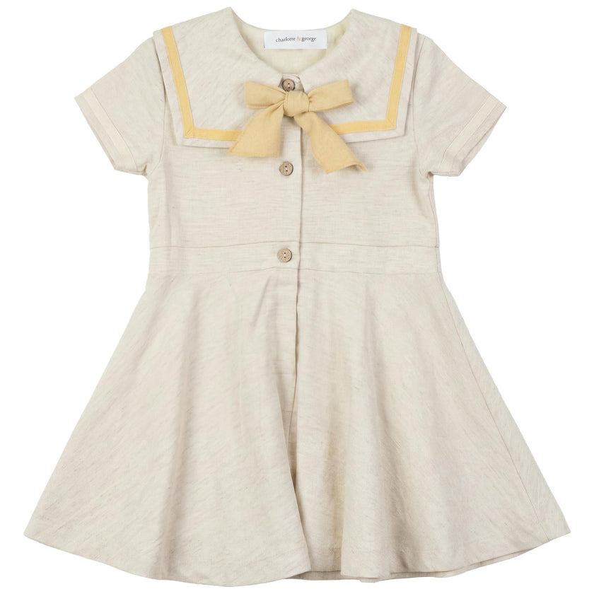 Dress In Solid Fabric
