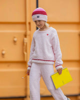 Dreamer Sweater - Pink Marshmallow Plush