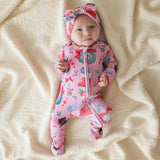 Meowy Christmas Brushed Pointelle Convertible One Piece