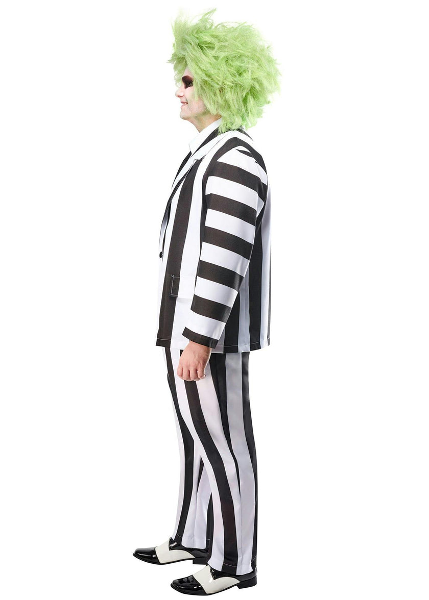 Men's Big and Tall Beetlejuice Classic Costume