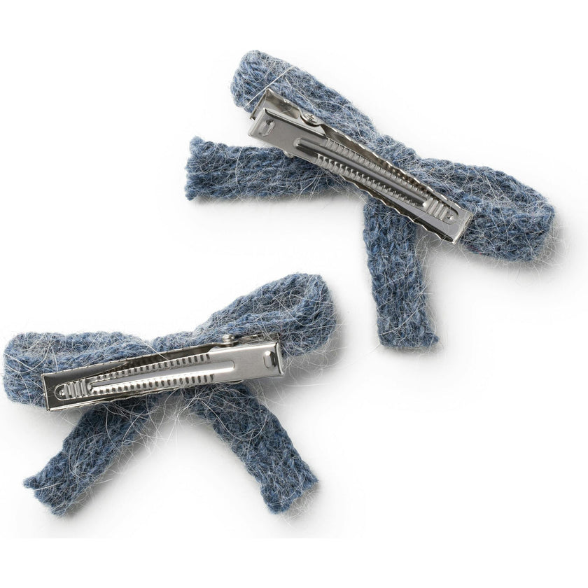 Avery Ribbed Knit Double Clip Set