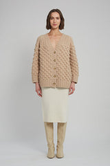 LIAN CARDI | PALE CAMEL