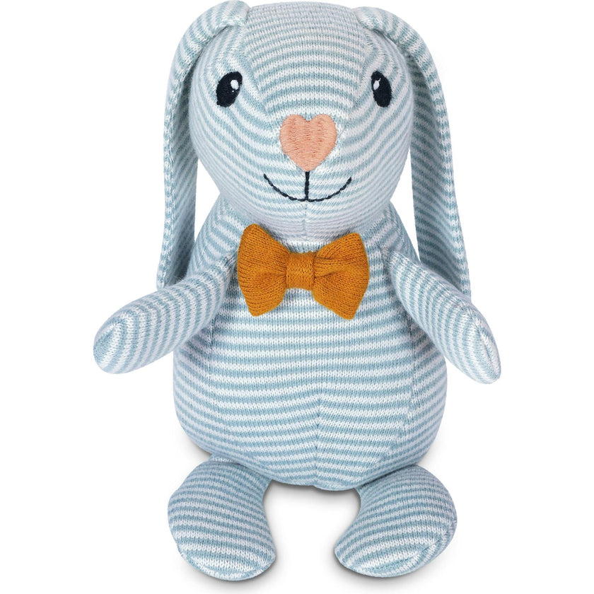 Knit Patterned Bunny Plush - Dapper Bunny