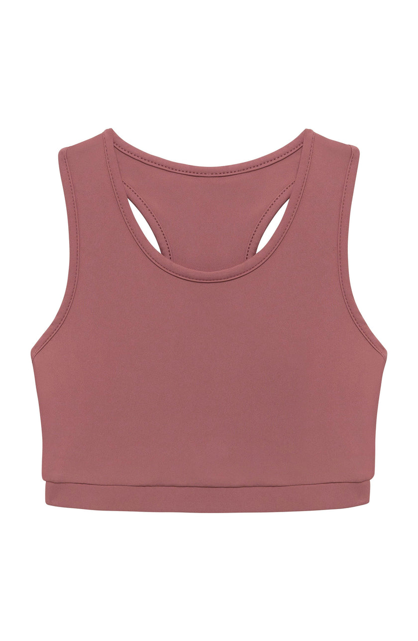 dusty pink foreverflex crop top