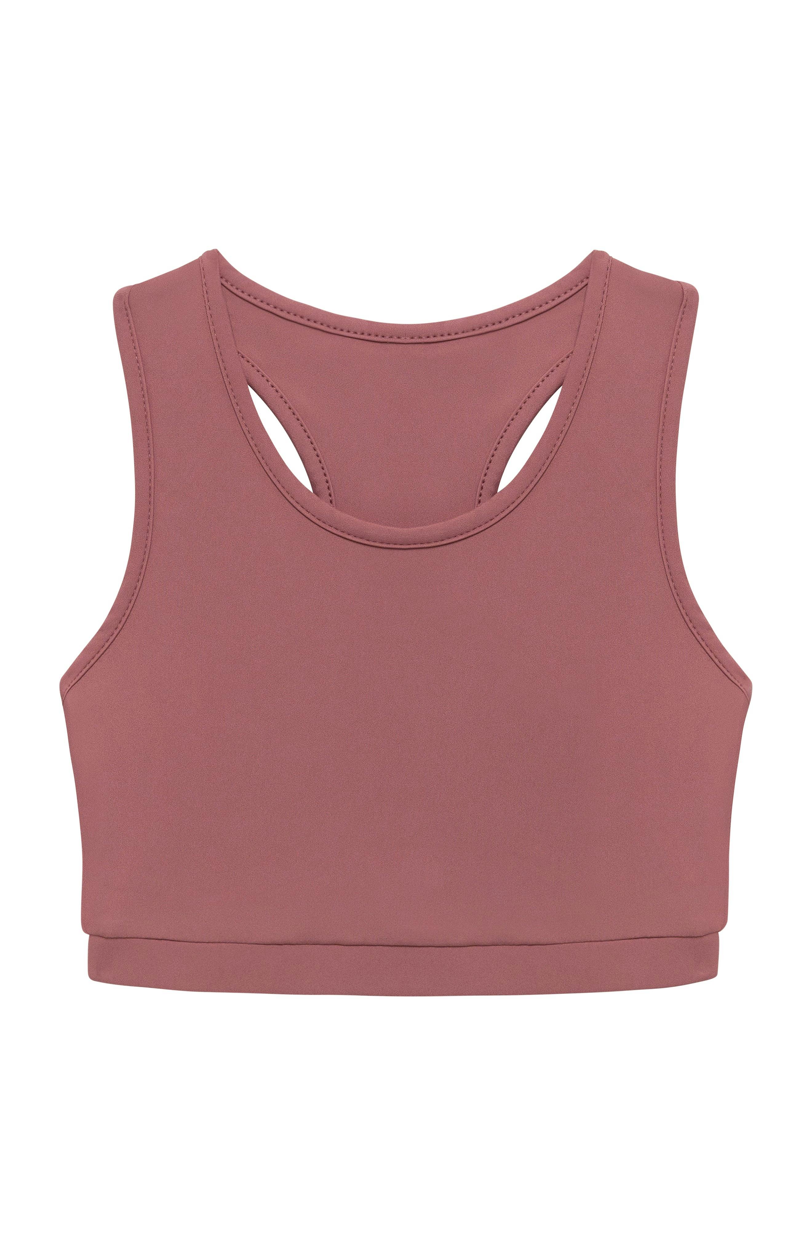 dusty pink foreverflex crop top