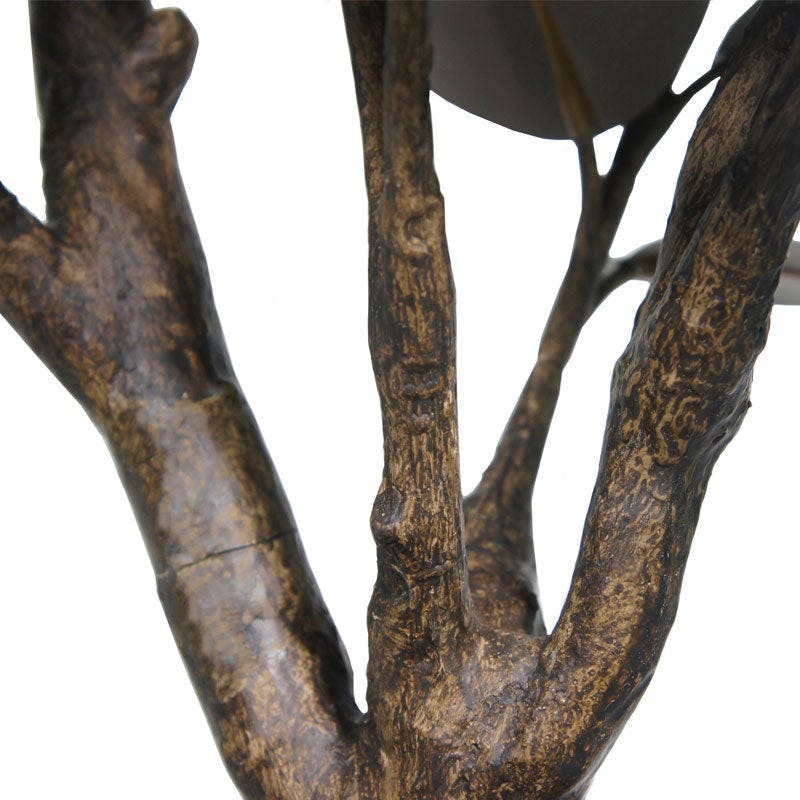 5' Rubber Ficus Tree in Modern Planter