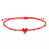 Miyuki Heart Bracelet
